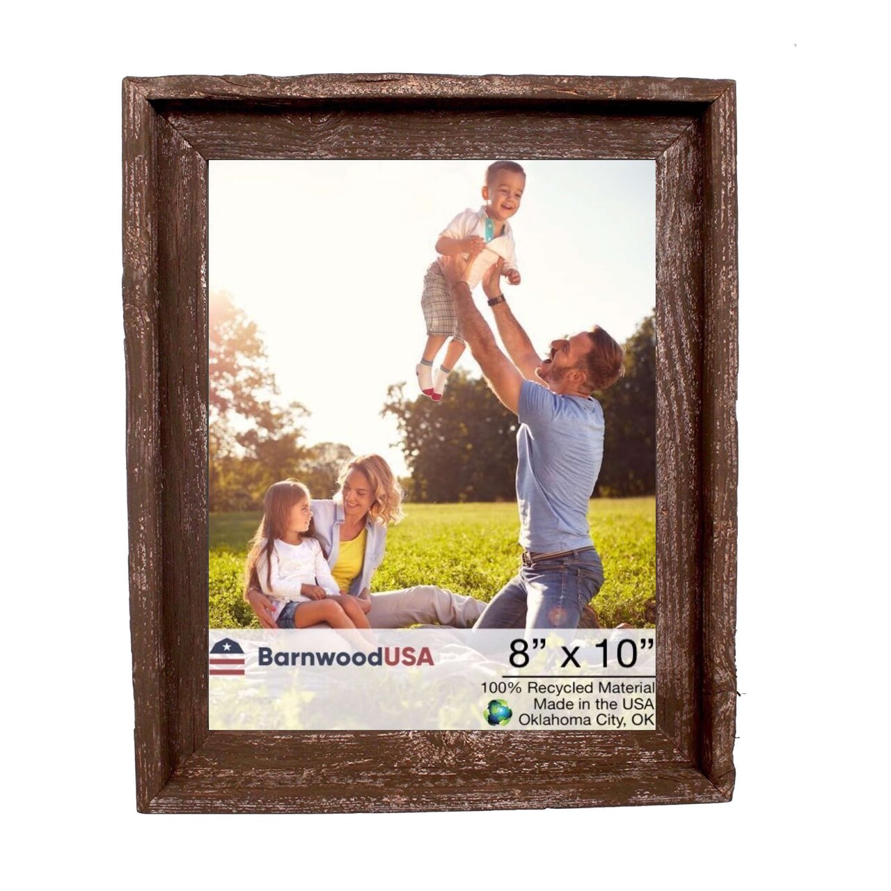 Rustic Farmhouse Signature Series Tabletop Reclaimed Wood Picture Frame